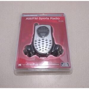 Durabrand AM/FM Sports Radio Model PR-355 (Headphones Included) New